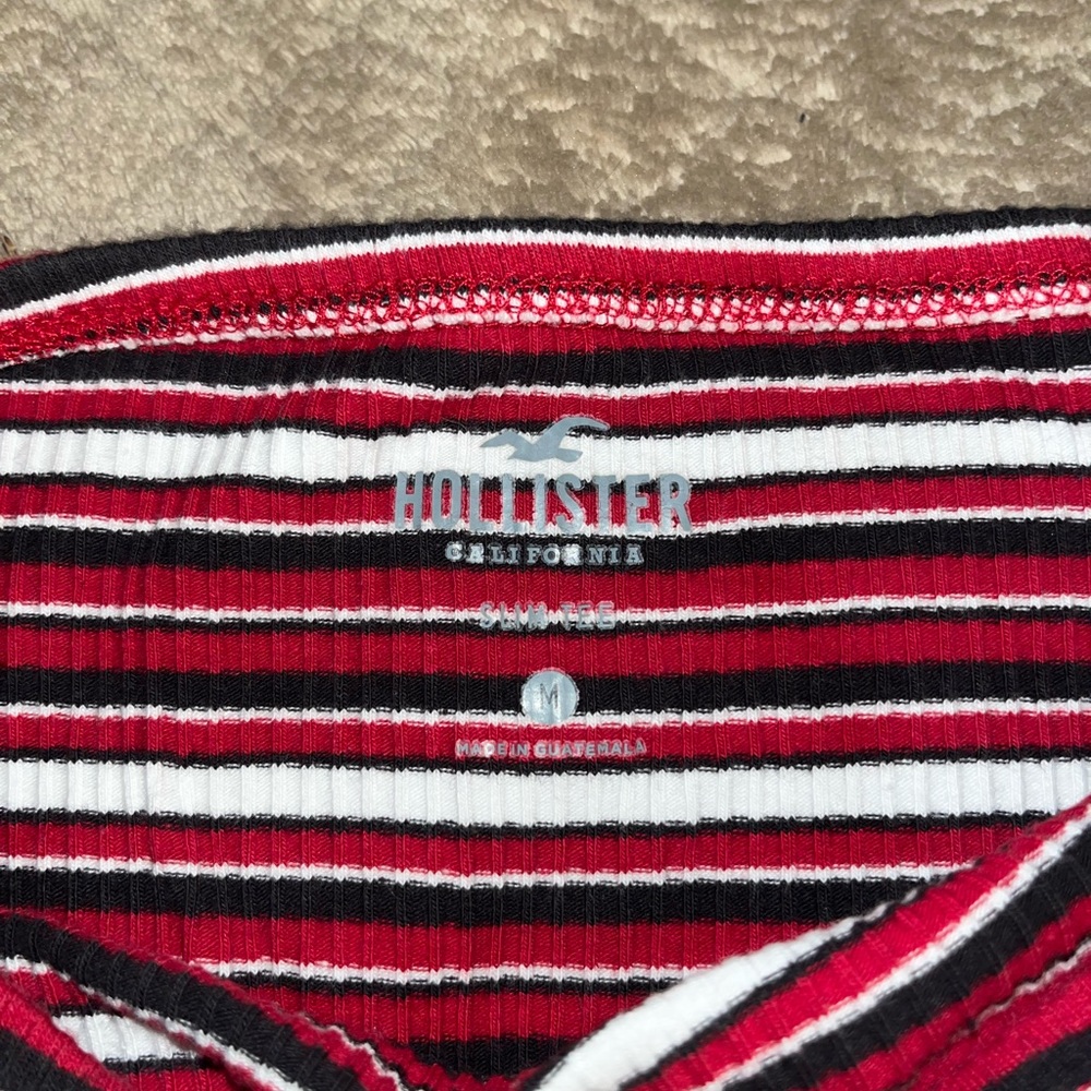 Hollister off the shoulder long sleeve shirt.